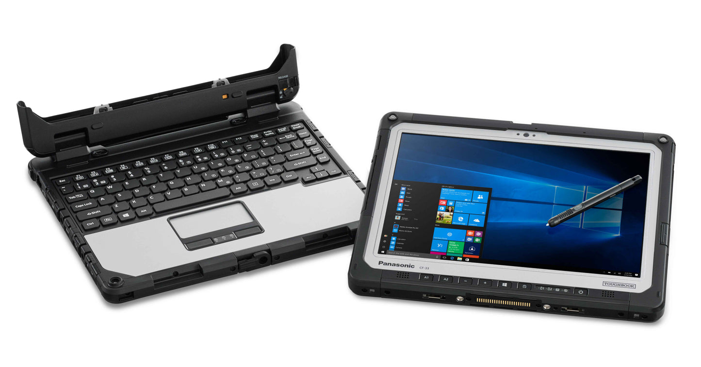12" Fully Rugged 2-in-1 Panasonic Toughbook CF-33